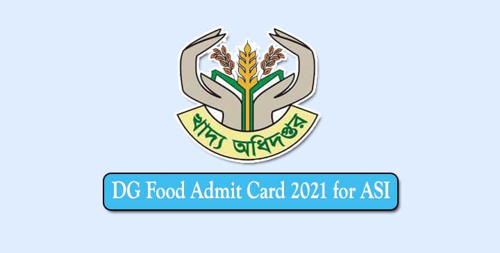DG Food Admit Card 2021 Google Top Stories