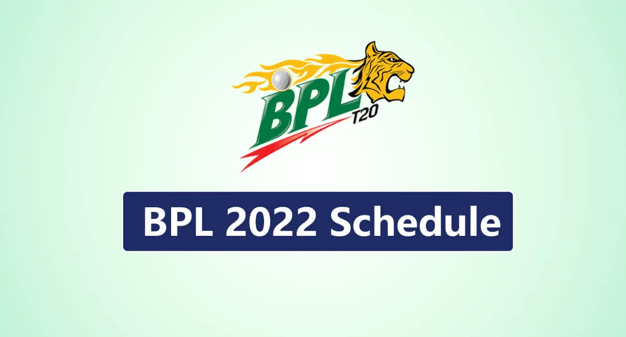 BPL 2022 Schedule