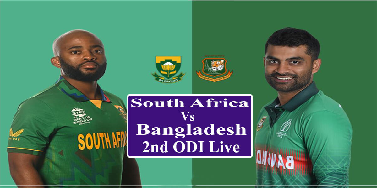 South Africa Vs Bangladesh 2nd ODI Live