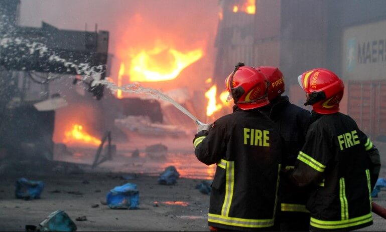 At Least 41 People Killed including Firefighters at BM Container Depot Fire