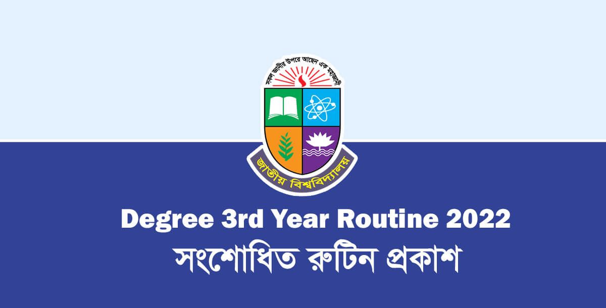 Degree 3rd Year Routine 2022