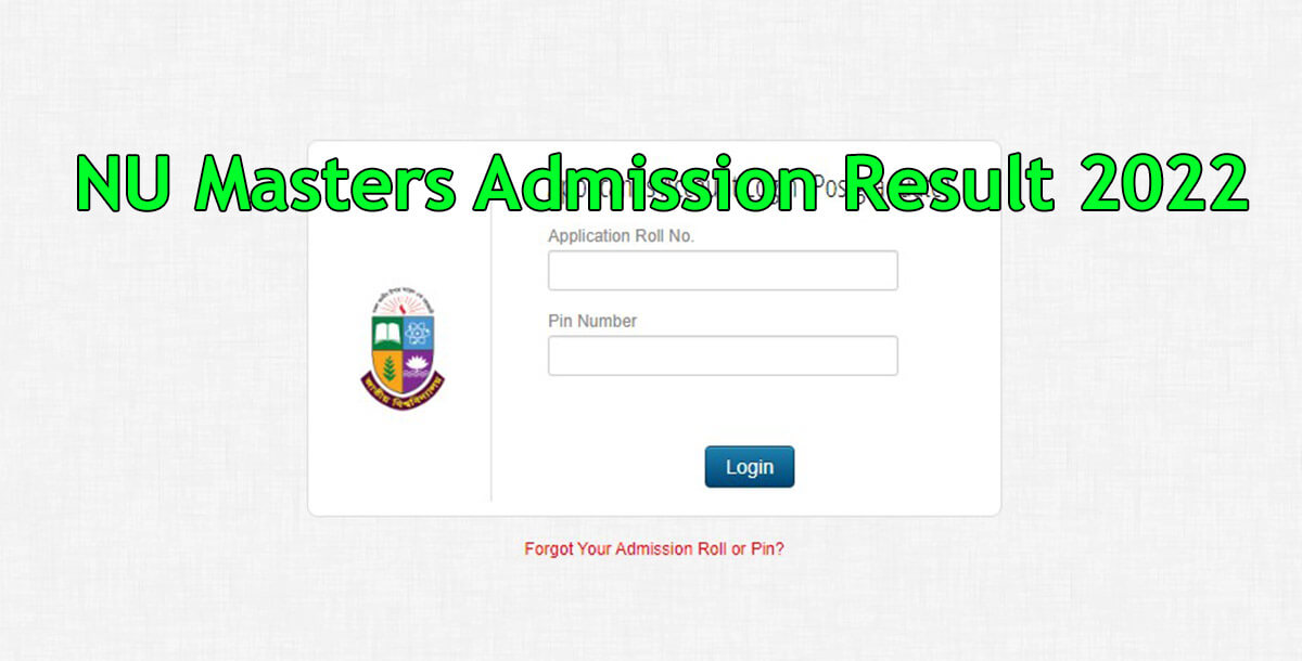 NU Masters Admission Result 2022