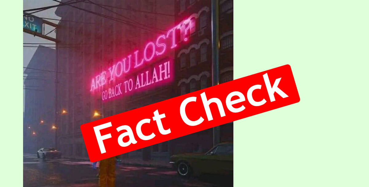 The Trending Post Are You Lost Go Back to Allah Fact Check