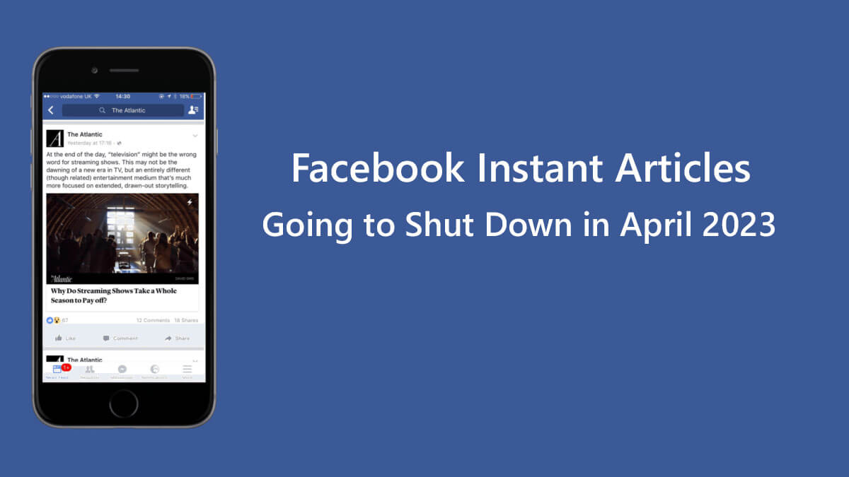 Facebook Instant Articles Stop News