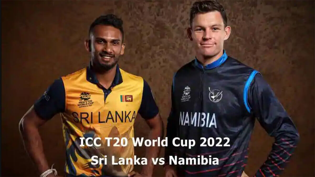 Sri Lanka vs Namibia ICC T20 World Cup 2022 Live
