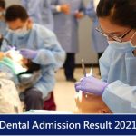 Dental Admission Result 2023